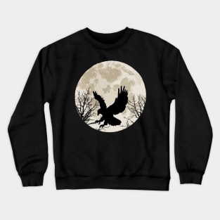 Night eagle - cool animal Crewneck Sweatshirt